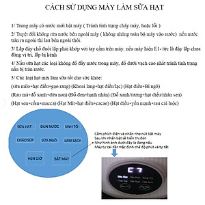 Máy Làm Sữa Hạt, Máy Nấu Sữa Hạt OSTMARS Hàng Chính Hãng MINIIN 1000ml - 8 Chức Năng Xay Nấu Tiện Lợi