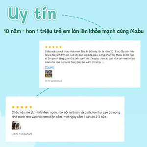 Cháo Ăn Dặm Mabu Hạt Vỡ (400g)