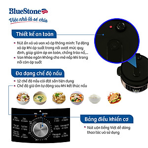 Nồi Áp Suất BlueStone PCB-5648 5 Lít 900W - Hàng chính hãng