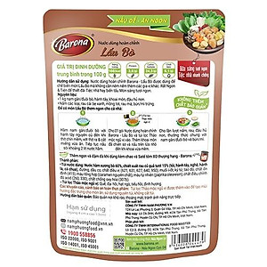Nước Dùng Hoàn Chỉnh Barona - Lẩu Bò 164g
