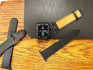 Dây Apple Watch 49mm 45mm 44mm 42mm, Chất Liệu Da Bò Cao Cấp, Dây Đeo Phong Cách Cổ Điển, Tương Thích Các Phiên Bản Series Ultra2/Ultra/SE2/SE/10/9/8/7/6/5/4/3/2/1