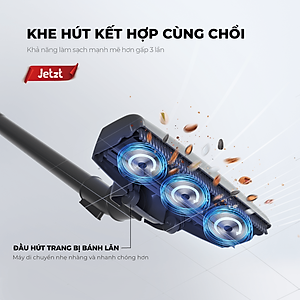 Máy hút bụi cầm tay có dây JETZT X10 PRO, kèm đầu hút giường nệm với phân loại X10 PRO MAX - Hàng chính hãng