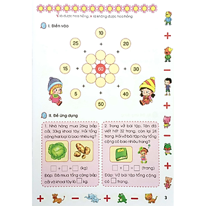 Sách Bé Học Toán - Cộng Trừ Trong Phạm Vi 100 (Tái Bản)