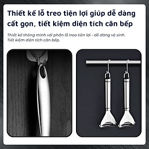 Dụng cụ gọt vỏ, nạo sợi inox 304 DandiHome cao cấp