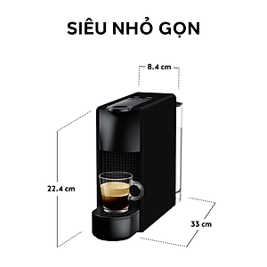 Máy pha cà phê Nespresso Essenza Mini Đen - Hàng chính hãng