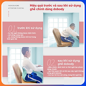 Ghế Công Thái Học Điều Chỉnh Tư Thế Dành Cho Bé, Ghế Chống Gù Lưng Định Hình Cột Sống - Giao Màu Ngẫu Nhiên