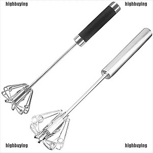 Cây Đánh Trứng Inox NHẤN XOAY TỰ ĐỘNG Chính Hãng TOKDODO ( Đánh Trứng Cơ Học)