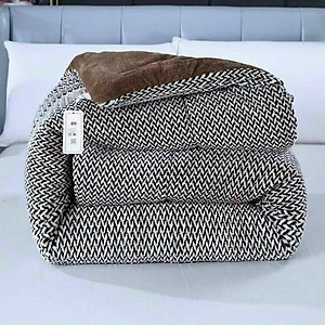 Chăn Lông Cừu Nanara Xuất Nhật Chăn Mùa ĐÔng Đại Hàn Siêu Ấm Áp Kích Thước 2m2x2m Nặng 3.7kg - Hàng Chính Hãng MINIIN