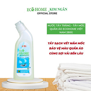 Nước Tẩy Trắng - Tẩy Mốc Quần Áo Công Nghệ SInh Học ECOHOME 280G Đánh Bay Mọi Vết Ố Mốc Lâu Ngày Bám Trên Balo Túi