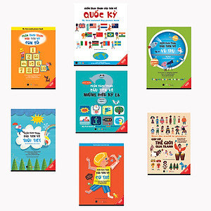 Combo Sách tranh khoa học đầu tiên của bé (bộ 7 cuốn)
