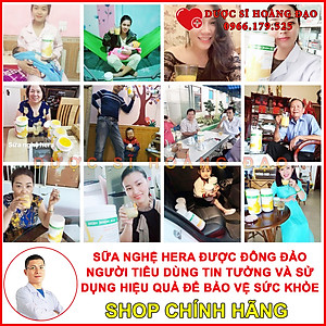 Sữa Nghệ Hera 500g [Chính Hãng-Mẫu mới] - HẾT ĐAU DẠ DÀY và giúp LỢI SỮA cho con bú [Tặng 1 Mặt nạ Saffron sữa ong chúa]