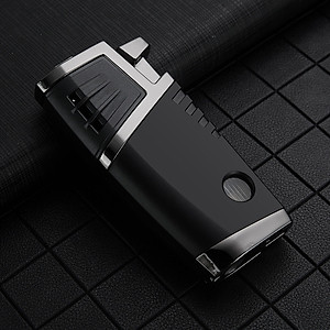 Vỏ Hột Quẹt Bật Lửa Khò Gas Để Bàn 2 Tia Cực Mạnh Honest BCZ 754 Đẹp Độc Lạ - Dùng Gas Cao Cấp