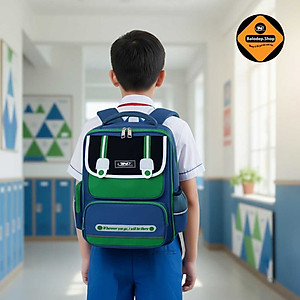 Balo Học Sinh Chống Gù TNBags Smart Green TN.B3111, Ngăn Mở 180 Độ, Thiết Kế Hiện Đại, Màu Xanh Năng Động!