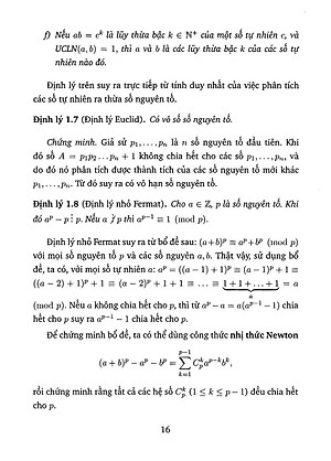 Sách Bài Tập Số Học Và Đại Số Chọn Lọc Cho Học Sinh Trung Học Cơ Sở (Tái Bản Lần 1)