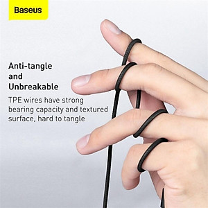 Tai nghe AUX 3.5mm Baseus Encok H19 Wired Earphone-Hàng Chính Hãng Baseus