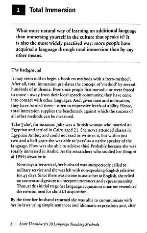 Scott Thornbury's 30 Language Teaching Methods Pocket Editions