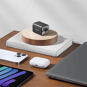 Cốc sạc Anker 521 Nano Pro 40W 2Type-C PiQ 3.0 PD A2038 - Hàng chính hãng