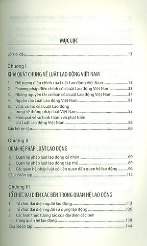 Giáo Trình Luật Lao Động Việt Nam - PGS.TS. Lê Thị Hoài Thu - (bìa mềm)