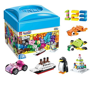 Bộ Lắp Ghép Lego Vuông Đa Chủ Đề Với 460 Chi Tiết - Chính hãng