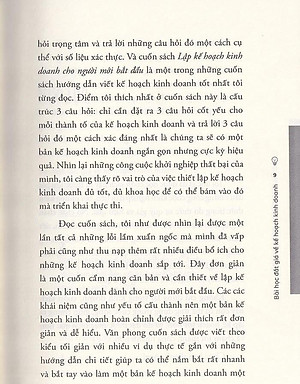 Sách Lập Kế Hoạch Kinh Doanh Cho Người Mới Bắt Đầu
