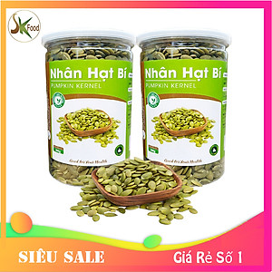 [COMBO 2 HŨ] NHÂN HẠT BÍ XANH HIỆU SK FOOD - MỖI HŨ 350G