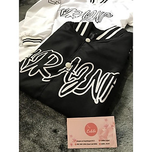 Áo Khoác Dù Hai Lớp Unisex, Áo Khoác Bomber Form Rộng 2 Màu Trắng Đen 28 Nam Nữ Ulzzang, Labibi