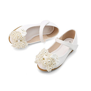 Giày búp bê cho bé gái 3 - 12 tuổi gắn nơ công chúa sang chảnh GE22