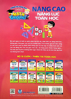 Sách Thiên Tài Toán Học ( 4-5 Tuổi) - Nâng Cao Năng Lực Toán Học