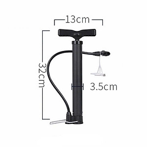 Bơm xe đạp, xe máy xách tay siêu nhẹ, áp suất 120 PSI, thân hợp kim siêu bền, hỗ trợ cả van Mỹ và van Pháp, bơm được cho tất cả các loại xe đạp bao gồm xe đua, xe địa hình, xe đạp đường trường