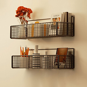 Kệ Lưới Đựng Đồ Nhà Tắm Dán Tường - Kệ Nhà Tắm- Kệ Thép Sơn Tĩnh Điện Không Rỉ Siêu Chắc Tặng Kèm 2 Miếng Dán Siêu Dính - HÀNG CHÍNH HÃNG MINIIN