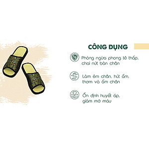 Dép chiếu mang trong nhà Hương Quế