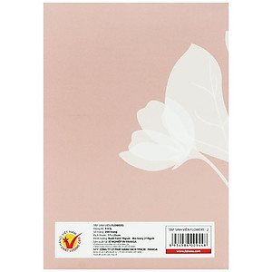 Tập Sinh Viên B5 - 4 Ô Ly - 200 Trang 70gsm FAHASA - Flower (Mẫu Màu Giao Ngẫu Nhiên)