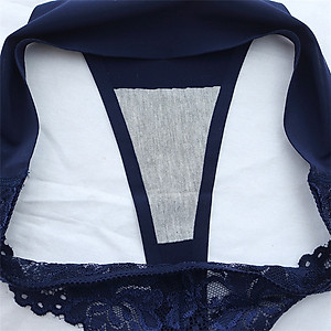 Combo 2 Quần Lót Nữ Lọt Khe( màu ngẫu nhiên) Không Đường May Phối Ren Sexy LYEQ007