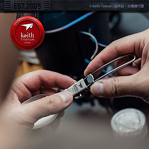 Muỗng soup titanium Keith Ti5308 gấp gọn size lớn