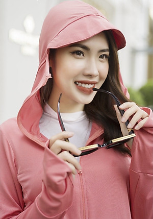 Áo khoác chống nắng nữ thông hơi xuất khẩu chống tia uv ( Có túi trong + túi ngoài )