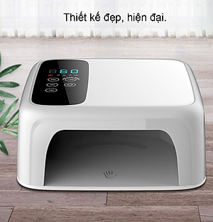 Máy hơ gel sơn móng tay Loại Sạc pin được AM602 - Máy hơ làm khô nail