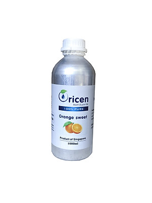 Tinh dầu Cam Ngọt (Orange) Oricen 1000ml - Giúp kháng khuẩn và xua đuổi côn trùng