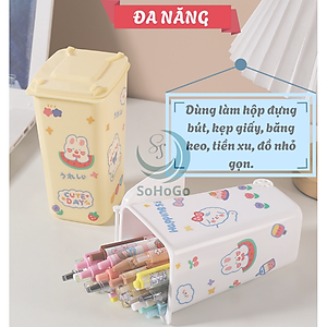 Hộp Đựng Mini Kiểu Thùng Rác Cute -Thùng Rác Mini Trang Trí Đa Năng