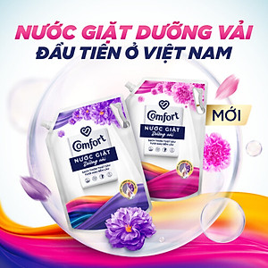 Nước Giặt Comfort Dưỡng Vải Đa Năng Hương Thanh Lịch Túi 3.6KG