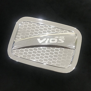 Ốp nắp bình xăng mạ Crom dành cho xe Toyota Vios 2019