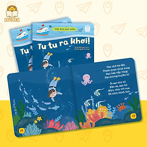 Sách Thơ Cho Bé - Set 3 Cuốn Gia Đình Bé Bỏng Đi Du Lịch (Bộ Việt Nam Quê Mình) - Truyện Tranh Cho Trẻ Tập Nói, Mầm Non 0-1-2-3-4-5-6 Tuổi