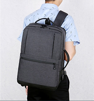 Ba lô du lịch thể thao nam công suất lớn phong cách mới tích hợp sạc USB tiện dụng và công nghệ chống thấm nước (15,6")