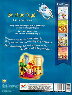 Bà Chúa Tuyết (Truyện Dành Cho Trẻ Từ 3 Tuổi) - Truyện Song Ngữ Anh - Việt