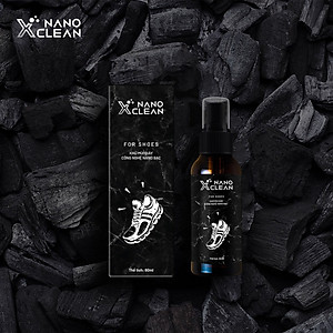 [Combo 2] Chai xịt khử mùi giày Xclean Nano Bạc AHT Corp 50ml - Khử mùi hôi giày, diệt khuẩn, làm sạch bề mặt giày dép