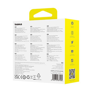 Tai nghe bluetooth V5.3 TWS Baseus Bowie E5x ( 6H, RGB Light, Hi-Fi audio, 4-Mic Noise Reduction) Hàng Chính Hãng