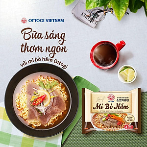 Lốc 8 Gói Mì Bò Hầm Ottogi 120g