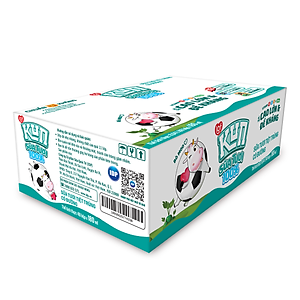 Thùng 48 hộp KUN 100% Sữa tươi có đường 180ml/hộp