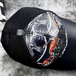 Nón kết, mũ lưỡi trai Harley Davision phối vải da form chuẩn thời trang đường phố siêu đẹp