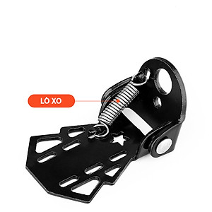 Giá để chân sau xe đạp Kiotool chịu tải gấp gọn bộ 2 chiếc