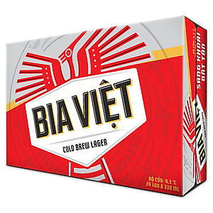 Thùng 24 Lon Bia Việt (330ml/lon)